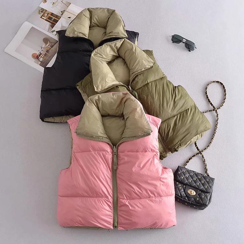 Women's Vests Female Fashion Casual Outerwear Tops Winter Women Warm Parka Vest Coat High Street Sleeveless Zipper Waistcoat, Black;white
Women's Vests Female Fashion Casual Outerwear Tops Winter Women Warm Parka Vest Coat High Street Sleeveless Zipper Waistcoat, Black;white
