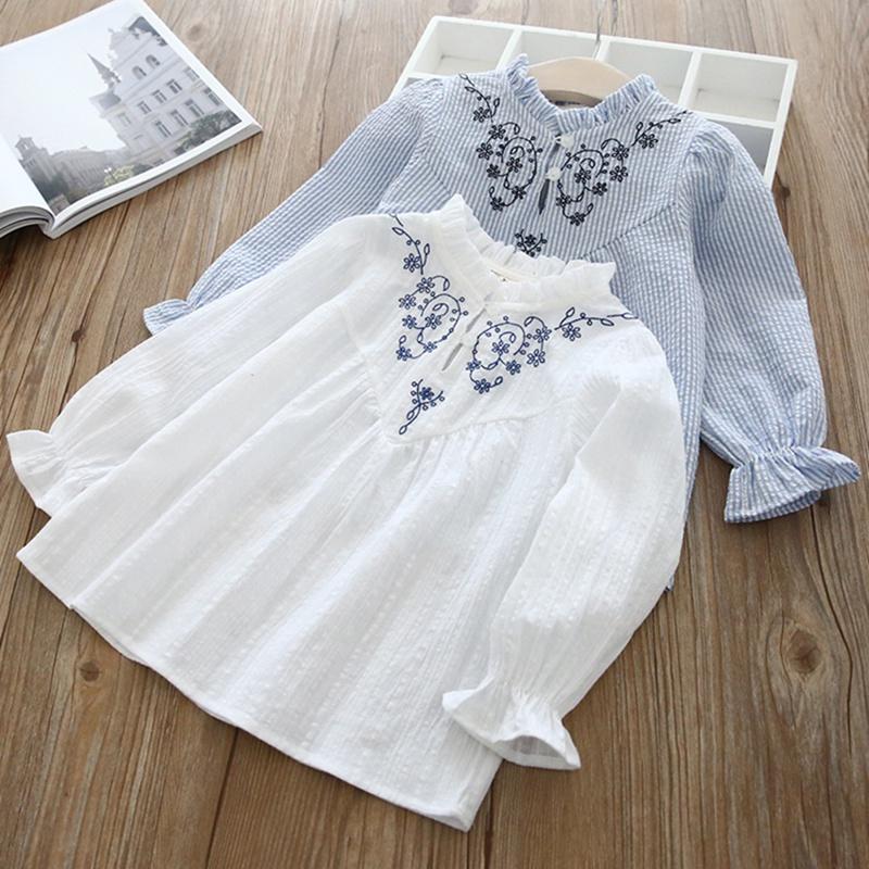 T-shirts Spring/Autumn Lovely Baby Girl Shirt Casual Infant Girls Fashion Tops Flower Embroidery Long Sleeve For Kids, Blue
T-shirts Spring/Autumn Lovely Baby Girl Shirt Casual Infant Girls Fashion Tops Flower Embroidery Long Sleeve For Kids, Blue