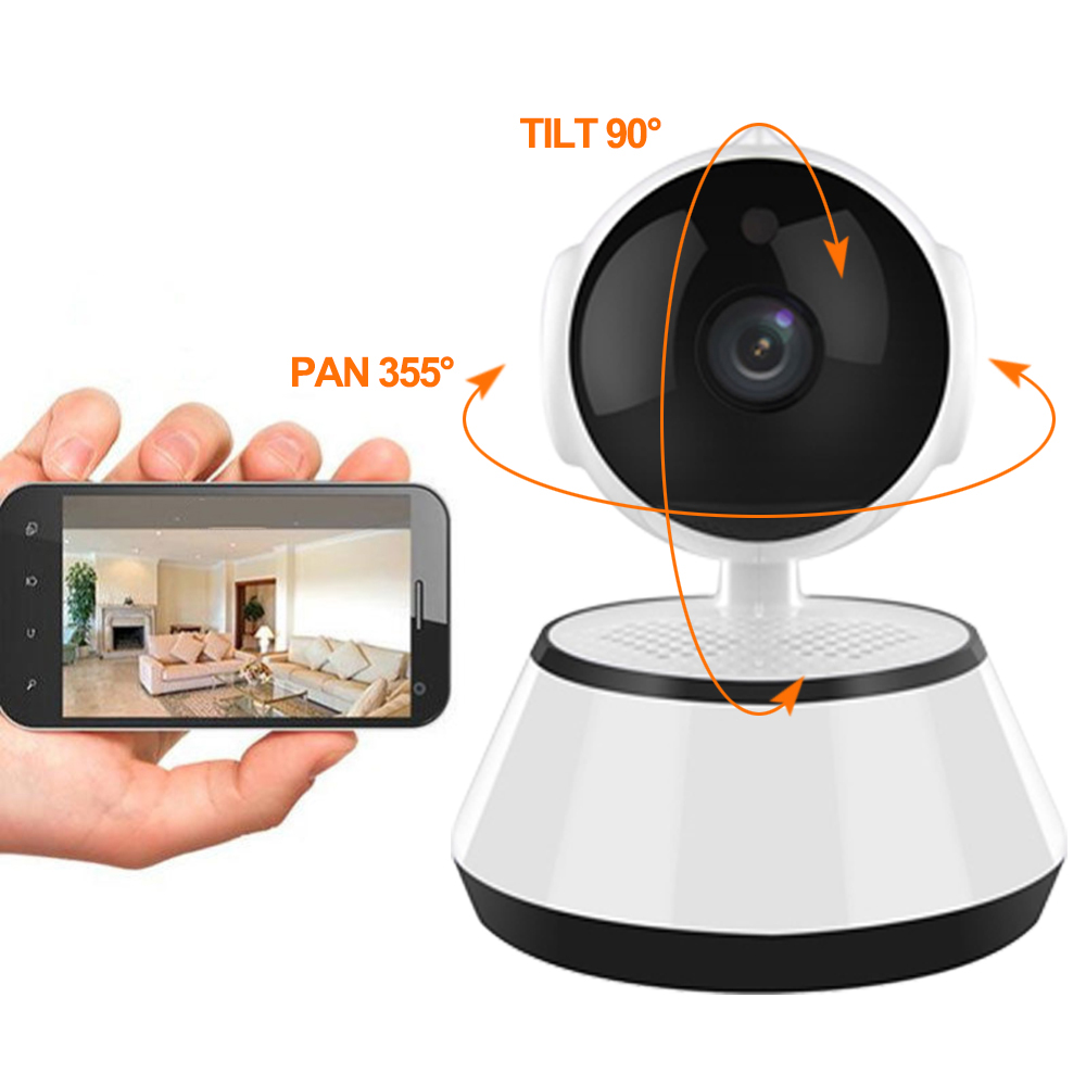 

Home Security 720P IP Camera Wireless Smart WiFi Camera WI-FI Night Vision Surveillance Baby Monitor HD Mini CCTV Cam V380