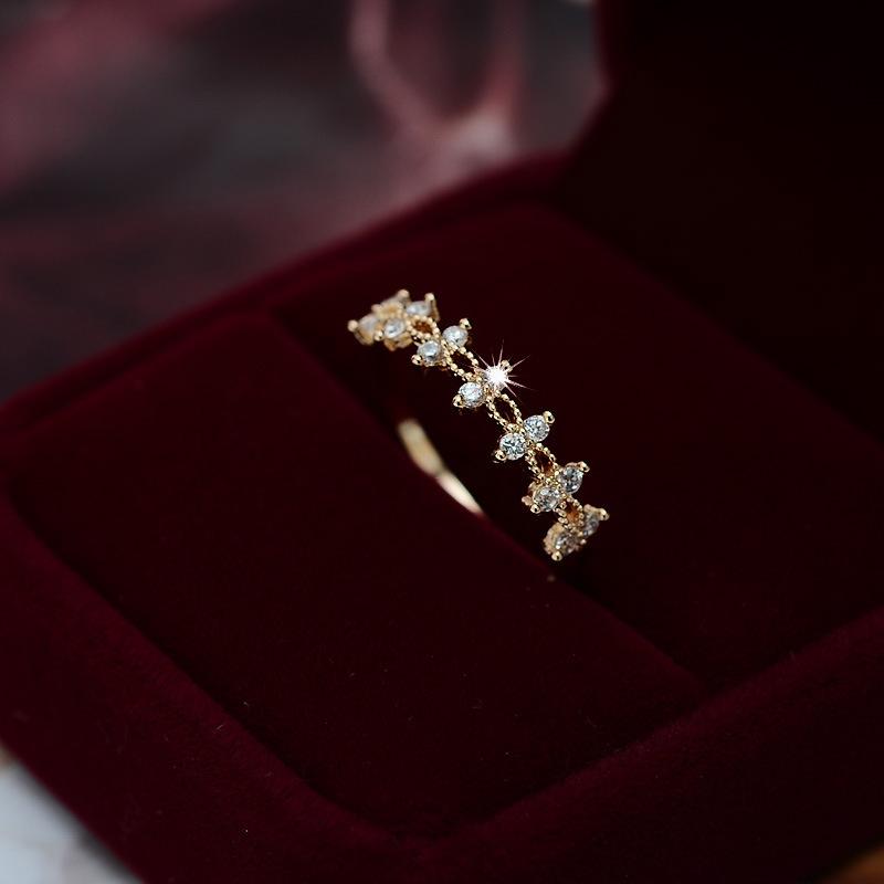 Cluster Rings LAMOON 925 Sterling Silver Delicate Double Layer Ring Zircon 14K Gold Plated Adjustable Fine Jewelry For Women Gift LMRI082
Cluster Rings LAMOON 925 Sterling Silver Delicate Double Layer Ring Zircon 14K Gold Plated Adjustable Fine Jewelry For Women Gift LMRI082