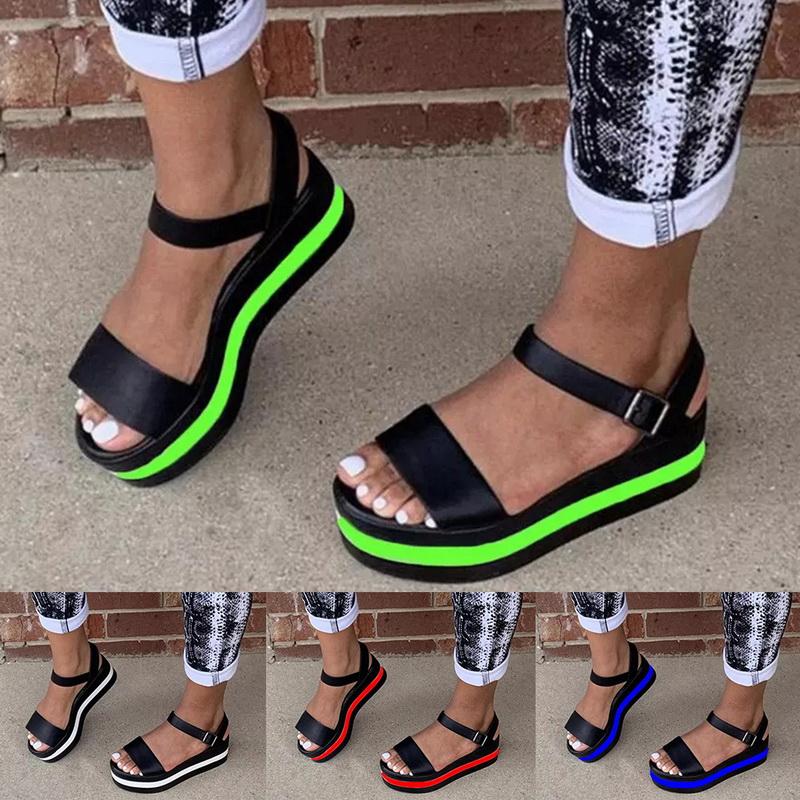 Big Size 35-43 Ladies Flat Platform Summer Sandals Mixed Colors Wedges Women 2021 Casual Light Beach Shoes Woman, Black
Big Size 35-43 Ladies Flat Platform Summer Sandals Mixed Colors Wedges Women 2021 Casual Light Beach Shoes Woman, Black