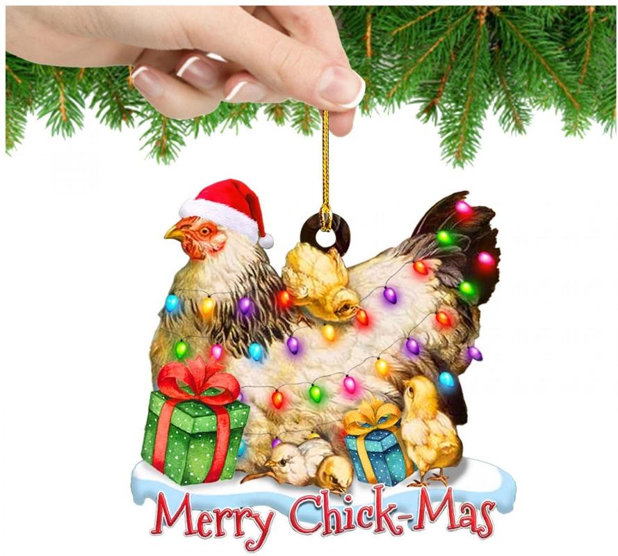 Christmas Decorations Chicken With Scarf Rooster Wooden Hanging Tree Decoration Noel Ornament Thanksgiving Day Navidad
Christmas Decorations Chicken With Scarf Rooster Wooden Hanging Tree Decoration Noel Ornament Thanksgiving Day Navidad