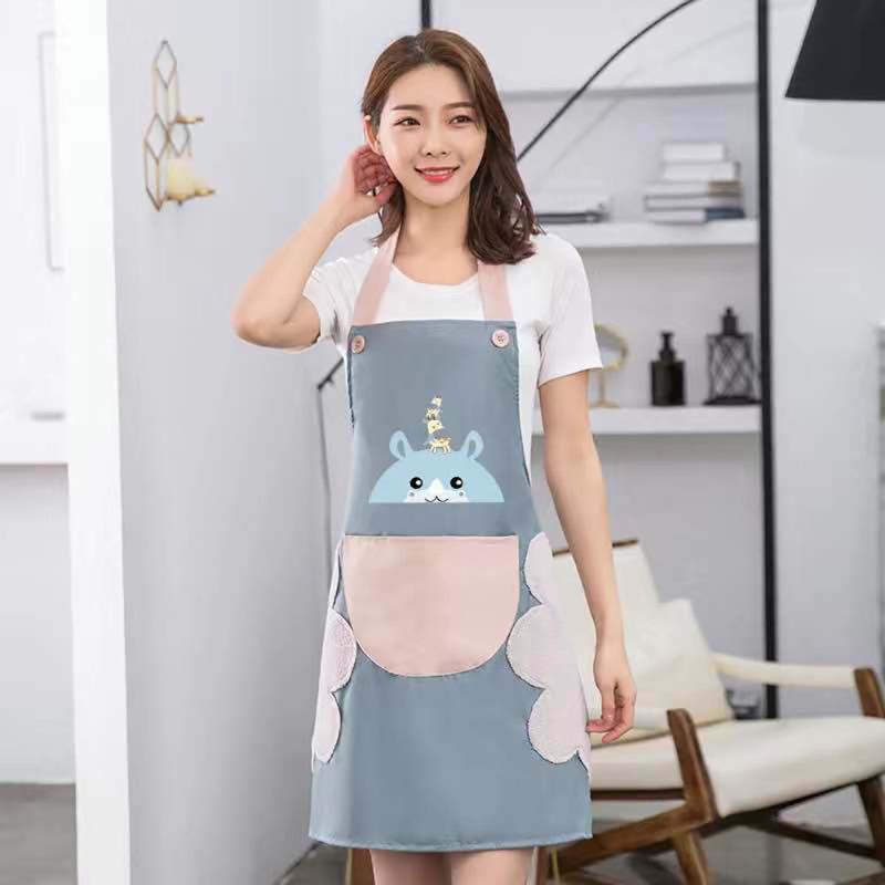 Waterproof Oil-proof Hand Rubbing Group Home Kitchen Cooking And Homework Women Fashion Workwear Aprons
Waterproof Oil-proof Hand Rubbing Group Home Kitchen Cooking And Homework Women Fashion Workwear Aprons