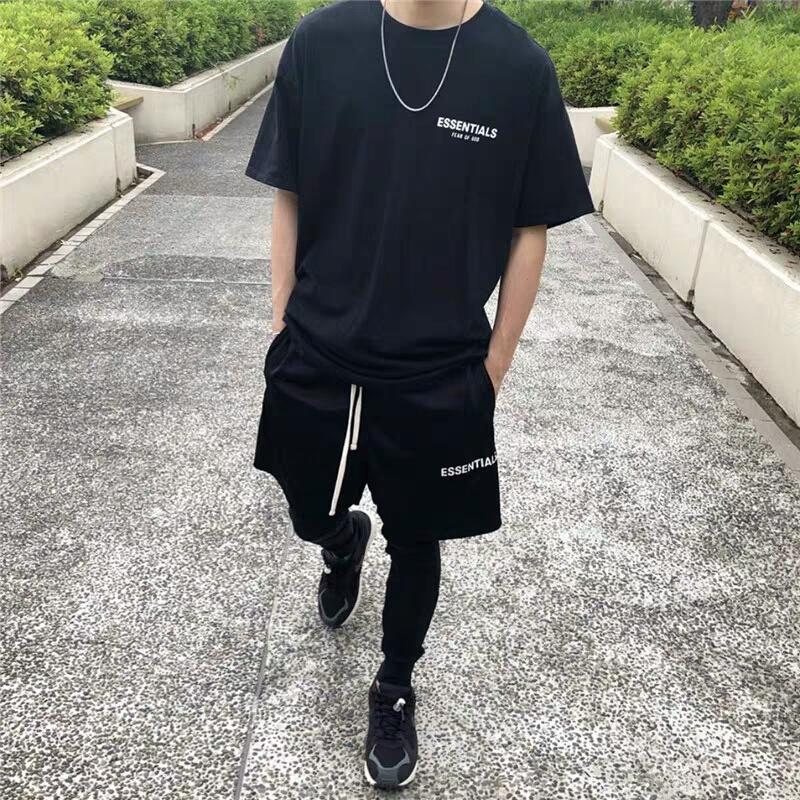 Fashion Trendy Men Shorts Fog Fear of God Mesh Short High Drawstring Sports Casual Pants Essenti All-match Comfortable Swimming Trunks, White;black
Fashion Trendy Men Shorts Fog Fear of God Mesh Short High Drawstring Sports Casual Pants Essenti All-match Comfortable Swimming Trunks, White;black