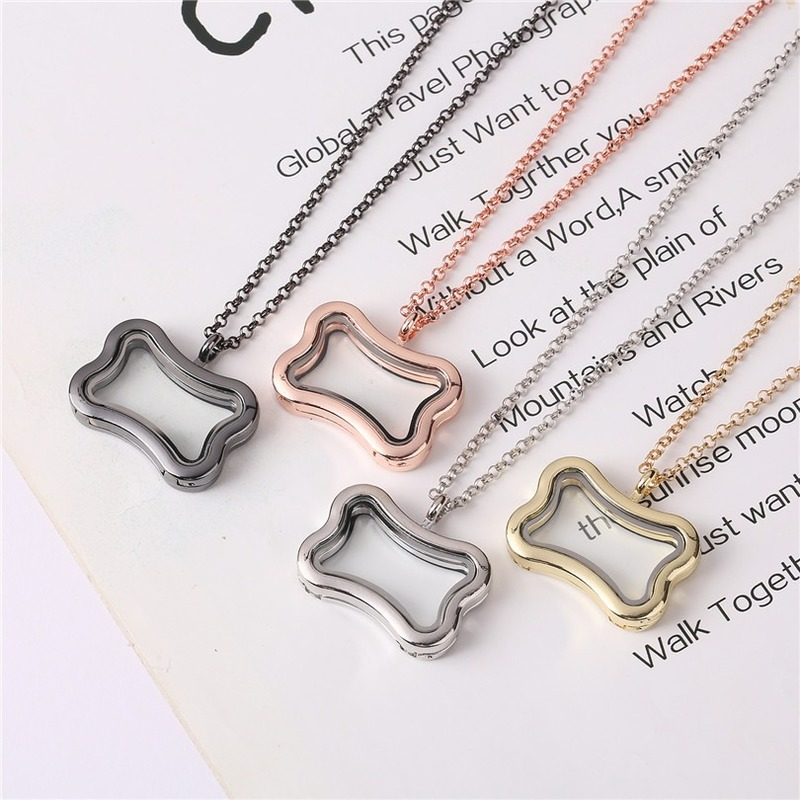 Floating Locket Bone Pendant Necklace Open Living Memory Necklaces for women fashion jewelry will and sandy
Floating Locket Bone Pendant Necklace Open Living Memory Necklaces for women fashion jewelry will and sandy