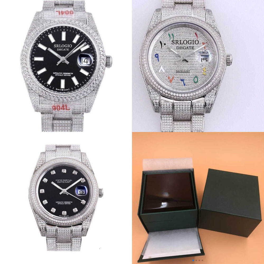 Mens Diamond-studded Steel Mechanical Strap Automatic Watches 40.6mm Ladies Fashion Wristwatches Bracelet montre de Luxe Full Diamond Nine H, Colour 3
Mens Diamond-studded Steel Mechanical Strap Automatic Watches 40.6mm Ladies Fashion Wristwatches Bracelet montre de Luxe Full Diamond Nine H, Colour 3