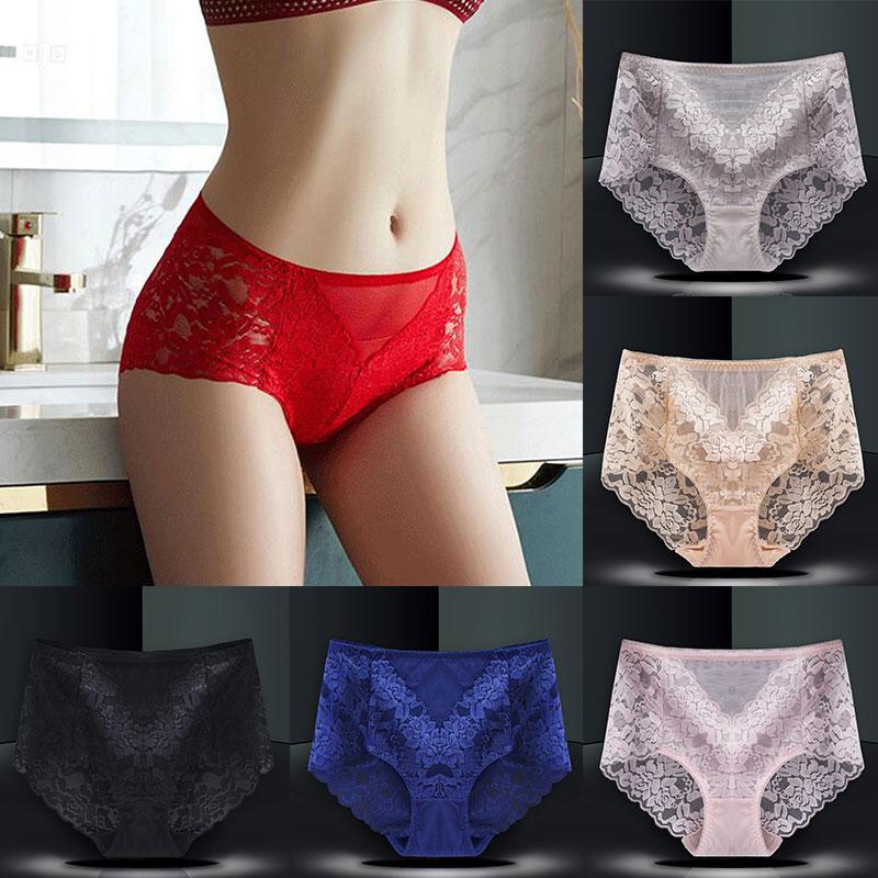 Women's Panties Women High Elasticity Cotton Sexy Lace Underwear Soft Seamless Middle Waist Female Delicate Flowers Hollow Breifs, Black;pink
Women's Panties Women High Elasticity Cotton Sexy Lace Underwear Soft Seamless Middle Waist Female Delicate Flowers Hollow Breifs, Black;pink