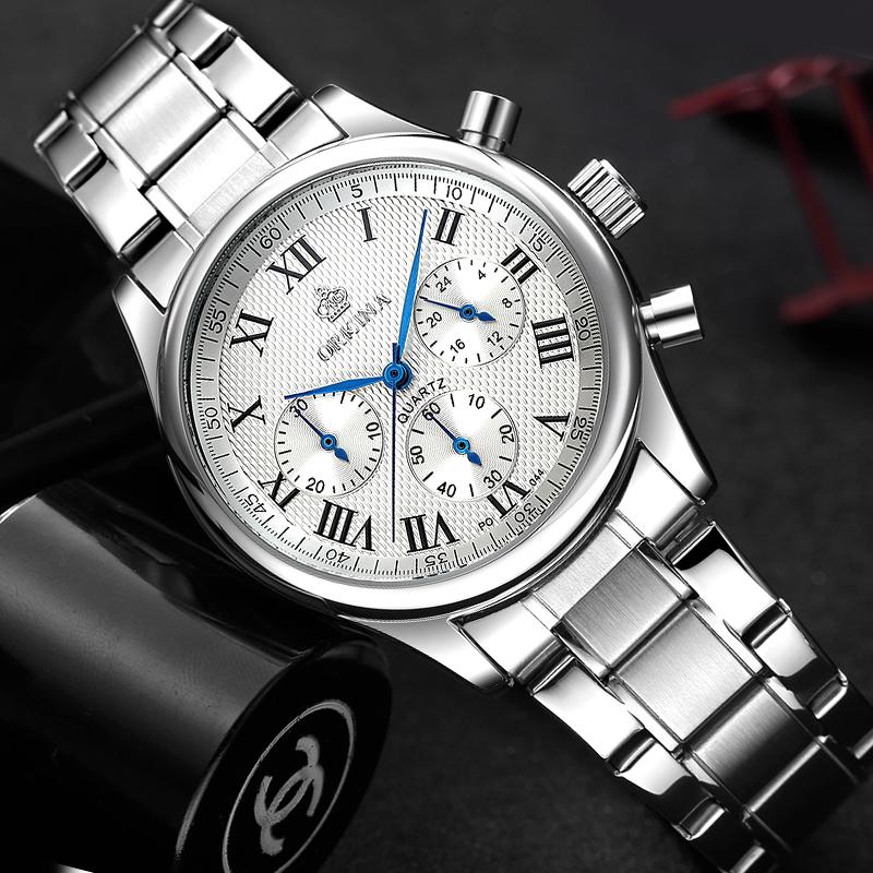 Wristwatches Brand Fashion Wrist Watches Japan Dress Quartz Waterproof Business For Stainless Steel Mens Chronograph, Number brown rose
Wristwatches Brand Fashion Wrist Watches Japan Dress Quartz Waterproof Business For Stainless Steel Mens Chronograph, Number brown rose