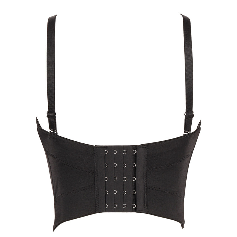 Fashion Spaghetti Strap Cropped Tops Vintage Backless Black Cami Top Party Club Celebrity Vest Caims Beading Bra 210515