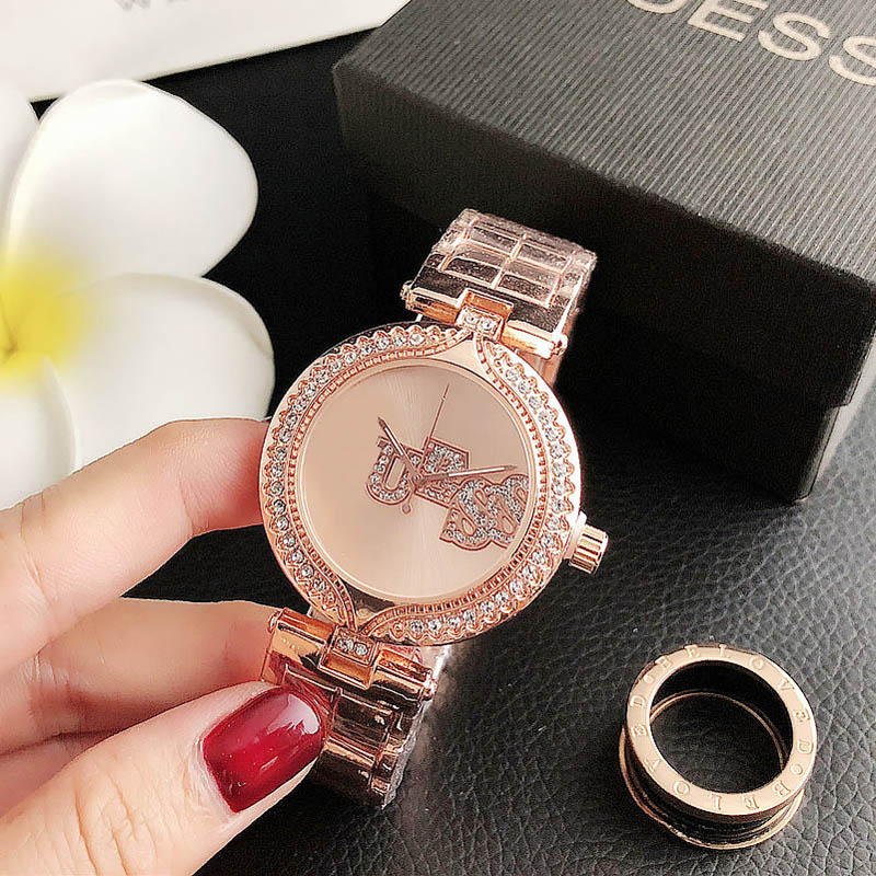 Brand Watches for women Lady Girl crystal style matel steel band Quartz wrist Watch GS26, All rose gold
Brand Watches for women Lady Girl crystal style matel steel band Quartz wrist Watch GS26, All rose gold