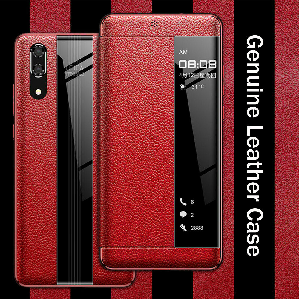 Luxury Genuine Leather Flip Cases For Huawei Mate20 P20 P30 Pro Touch Protector Cover Cell Phone Case Smart View 360 Protective
Luxury Genuine Leather Flip Cases For Huawei Mate20 P20 P30 Pro Touch Protector Cover Cell Phone Case Smart View 360 Protective