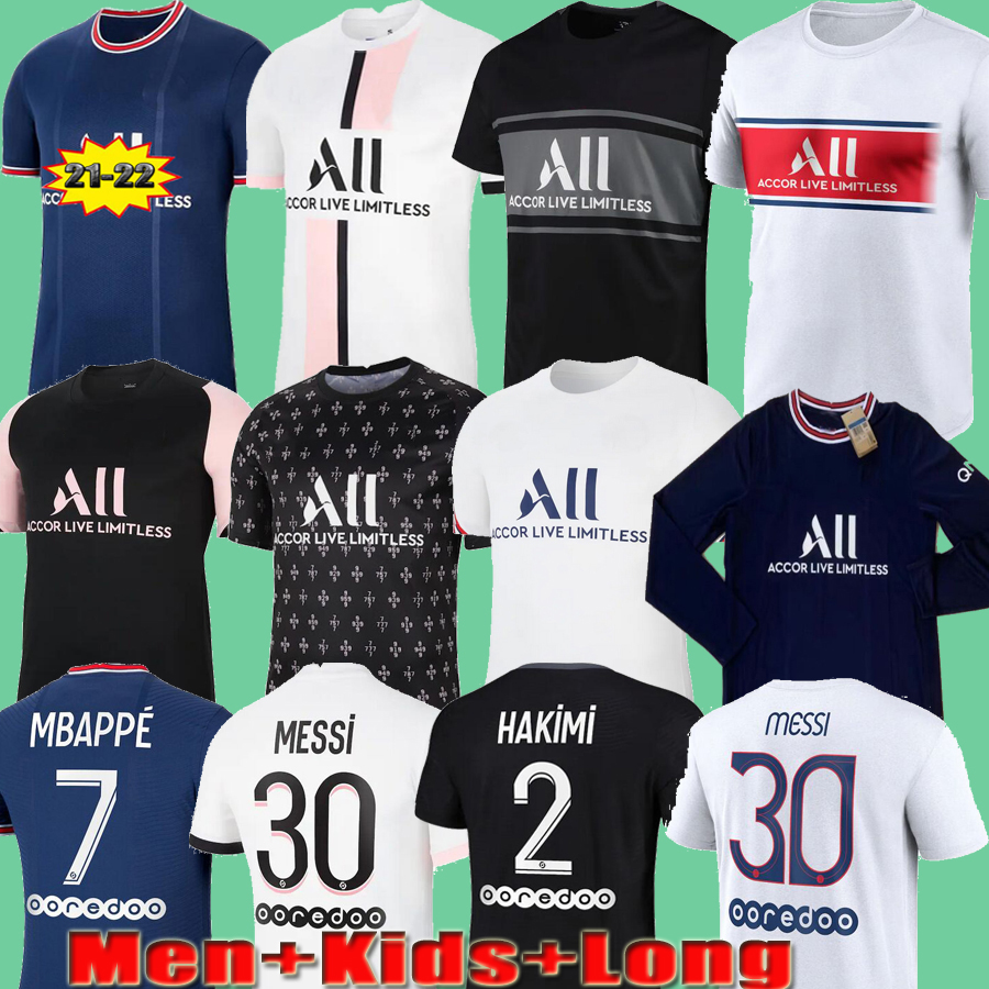 MESSI MBAPPE jerseys HAKIMI SERGIO RAMOS 21 22 Maillots de football 2021 2022 MARQUINHOS VERRATTI PSGSoccer kit shirts Long kids enfants maillot foot Training, Kids 21 22 home
MESSI MBAPPE jerseys HAKIMI SERGIO RAMOS 21 22 Maillots de football 2021 2022 MARQUINHOS VERRATTI PSGSoccer kit shirts Long kids enfants maillot foot Training, Kids 21 22 home