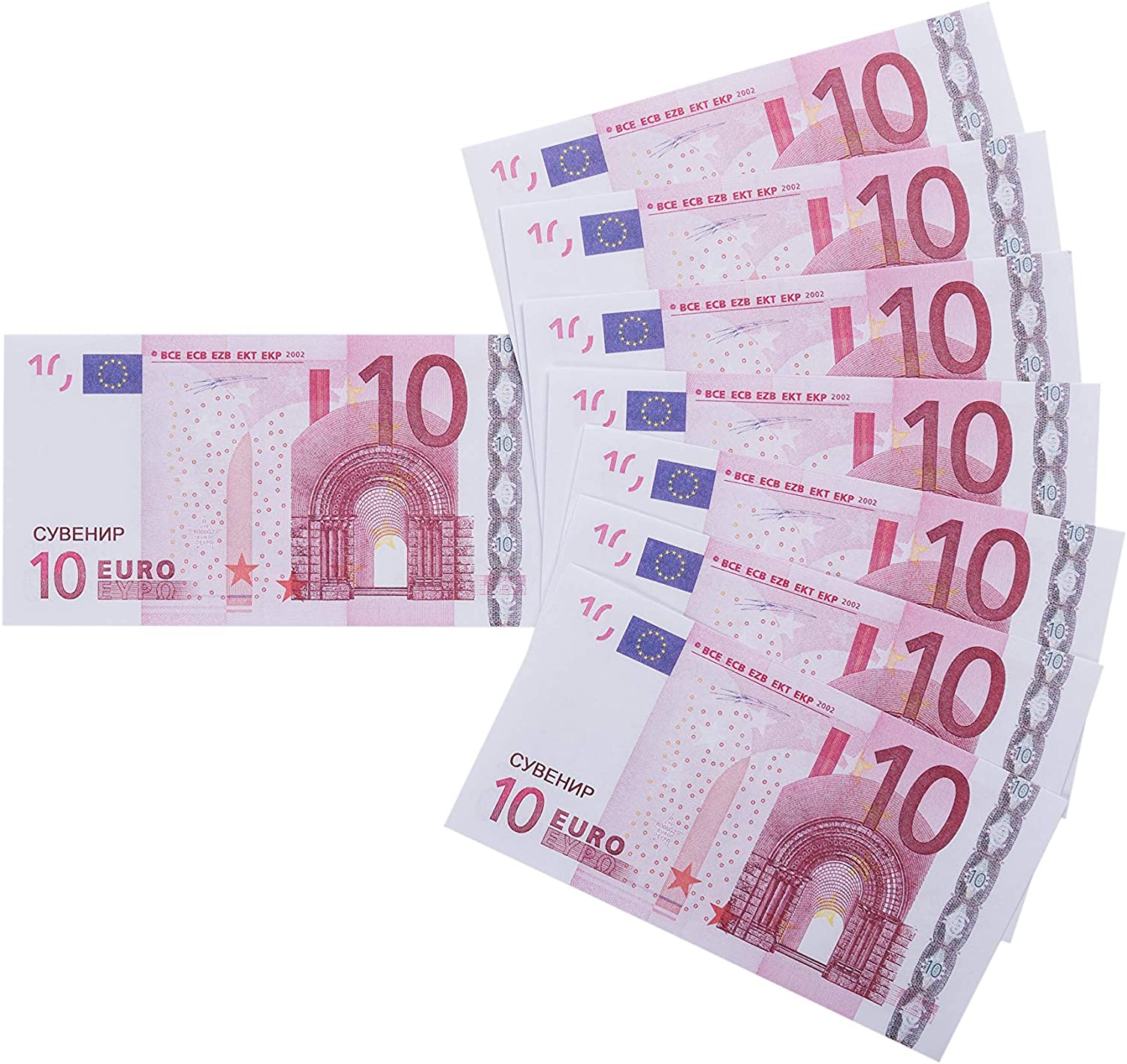 Prop Money Play Money for Movie Game Realistic Play Papers 500 10 Euro Full Print 2 Sided-Set Bills for Kids April Fools Day
Prop Money Play Money for Movie Game Realistic Play Papers 500 10 Euro Full Print 2 Sided-Set Bills for Kids April Fools Day