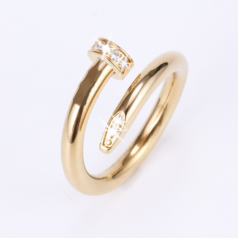 Love rings womens Jewelry titanium steel single nail ring European and American fashion street hip hop casual couple Classic gold Silver Rose optional Size5-10
Love rings womens Jewelry titanium steel single nail ring European and American fashion street hip hop casual couple Classic gold Silver Rose optional Size5-10