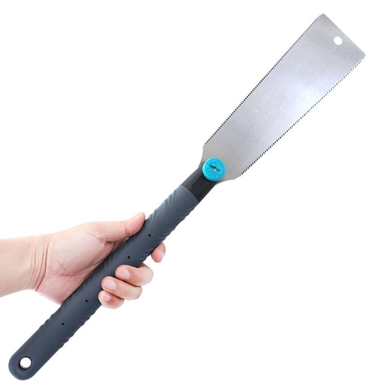 Double edges SK5 Steel Handsaw Tenon 3-Edge Teeth with Tpr Handle For Wood Bamboo Plastic Cutting Woodworking Tool