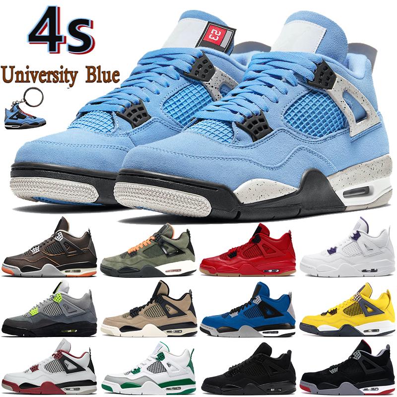 University Blue 4 4s mens Basketball Shoes starfish metallic jordan purple black cat bred fire red cactus jack men women sneakers US 5.5-13
University Blue 4 4s mens Basketball Shoes starfish metallic jordan purple black cat bred fire red cactus jack men women sneakers US 5.5-13