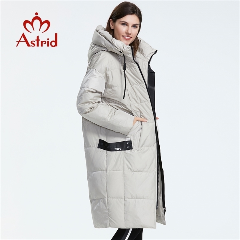 Astrid Winter arrival down jacket women loose clothing outerwear quality with a hood fashion style winter coat AR-7038 211011