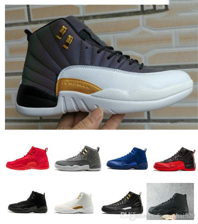 Mens basketball shoes 12 12s Game Royal Bordeaux Reverse Taxi Playoffs Winterized University Gold Red Black trainers Sport Sneakers 7-13
Mens basketball shoes 12 12s Game Royal Bordeaux Reverse Taxi Playoffs Winterized University Gold Red Black trainers Sport Sneakers 7-13