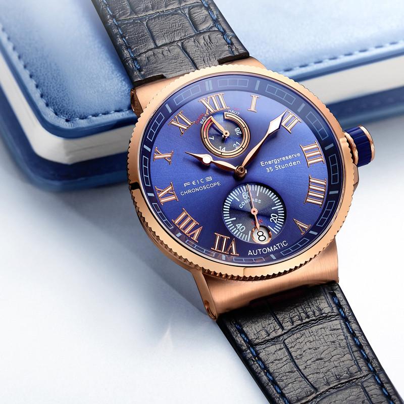 Wristwatches FEICE Sapphire Sport Mechanical Watch Luxury Waterproof Swimming Automatic Business Casual Dress Watches For Men FM1405
Wristwatches FEICE Sapphire Sport Mechanical Watch Luxury Waterproof Swimming Automatic Business Casual Dress Watches For Men FM1405