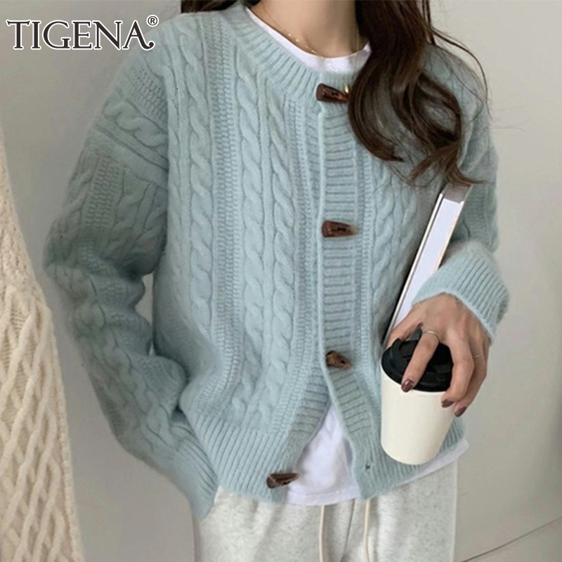 Women's Sweaters Female Tigena cardigan knitted or crocheted, short coat with long sleeve button and horn for spring autumn S1Y6, 1# shoe box
Women's Sweaters Female Tigena cardigan knitted or crocheted, short coat with long sleeve button and horn for spring autumn S1Y6, 1# shoe box