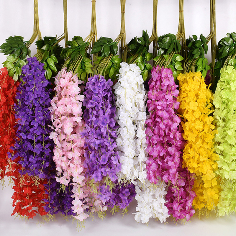 12Pcs Artificia Wisteria Fowers Fake Wisteria Vine Ratta Hanging Garand Sik Fowers String Home Party Wedding Decoration, Light purple
12Pcs Artificia Wisteria Fowers Fake Wisteria Vine Ratta Hanging Garand Sik Fowers String Home Party Wedding Decoration, Light purple