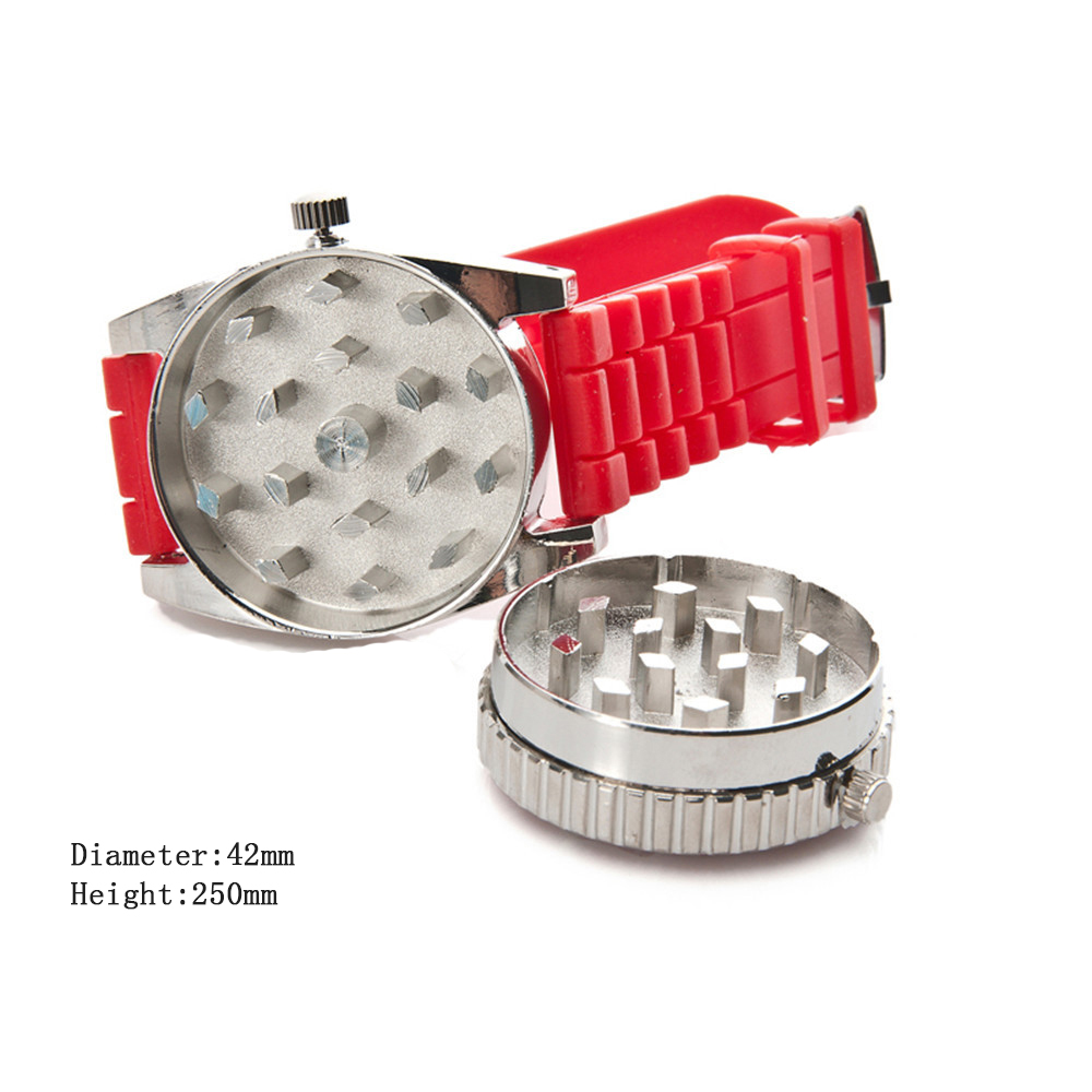 Factory wholesale other smoking accessories portable fashion creative with watch function 2 layer zinc alloy cigarette grinder set grinders
Factory wholesale other smoking accessories portable fashion creative with watch function 2 layer zinc alloy cigarette grinder set grinders
