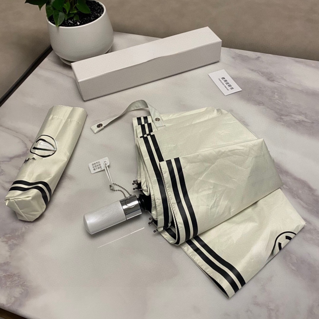 Portable Automatic Umbrellas Fashion Design Printed Simple series Fully Folding Suntan Umbrella