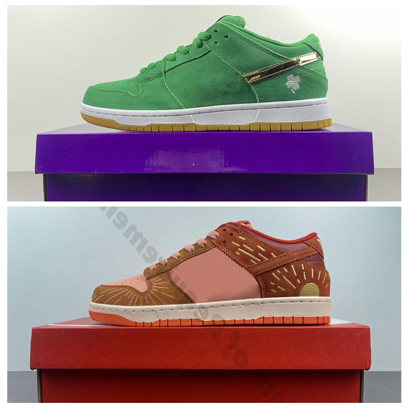 2022 St Patricks Day Low Basketball Shoes Winter Solstice Lucky Green four leaf clover Skateboard Shoe Men Women Comfortable Trainer Sneakers BQ6817 303, Shoes box
2022 St Patricks Day Low Basketball Shoes Winter Solstice Lucky Green four leaf clover Skateboard Shoe Men Women Comfortable Trainer Sneakers BQ6817 303, Shoes box