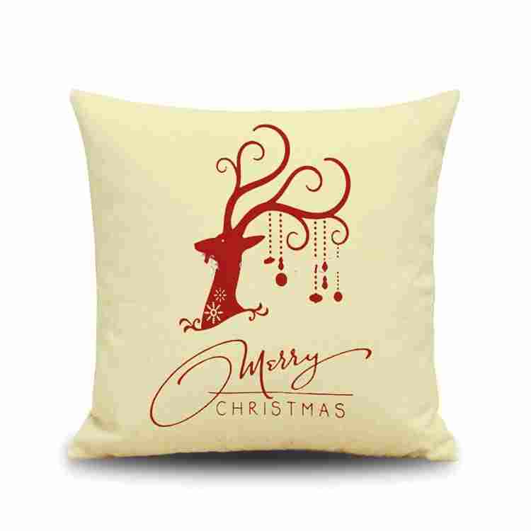 Reindeer Cushion Happy New Year Cover Christmas Reindeers Case Home Decor cases Free shipping