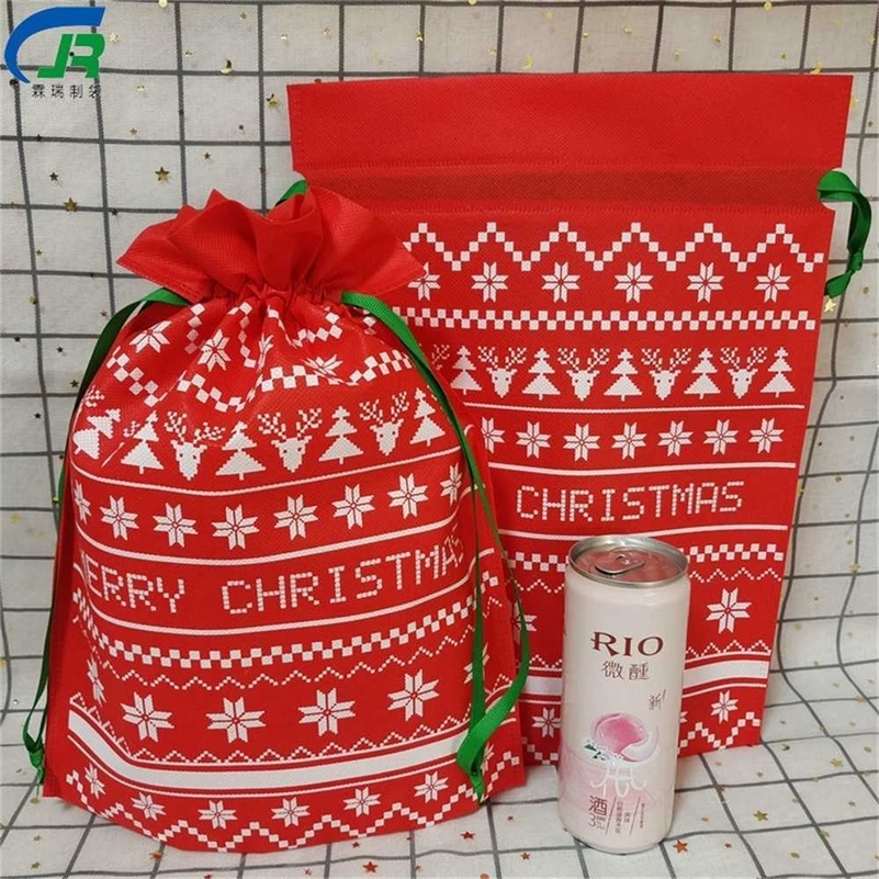 36*26CM Christmas Drawstring Gift Bag Kids Handbag Purses Xmas Party Candy Package Non-woven Environmental Friendly Bags Pouches Cosmetic Storage Pocket G1191P31, Red
36*26CM Christmas Drawstring Gift Bag Kids Handbag Purses Xmas Party Candy Package Non-woven Environmental Friendly Bags Pouches Cosmetic Storage Pocket G1191P31, Red