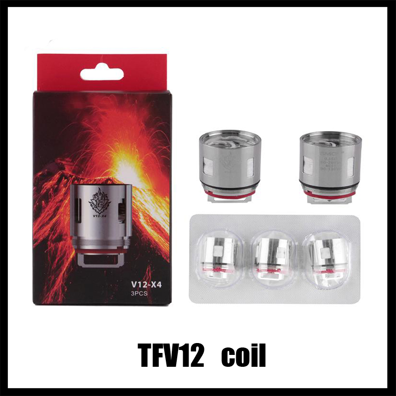 TFV12 Coil Head Replacement T12 T8 T6 Atomizer Heads For TFV12 Tank Beast Cloud Monster Vape 0266121-01
TFV12 Coil Head Replacement T12 T8 T6 Atomizer Heads For TFV12 Tank Beast Cloud Monster Vape 0266121-01