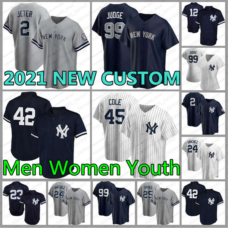 New 99 Aaron Judge York Custom Yankees Jersey Derek Jeter Men Gerrit Cole Baseball Babe Ruth Women Gleyber Torres Youth 42 Mariano Rivera, Blue;black
New 99 Aaron Judge York Custom Yankees Jersey Derek Jeter Men Gerrit Cole Baseball Babe Ruth Women Gleyber Torres Youth 42 Mariano Rivera, Blue;black