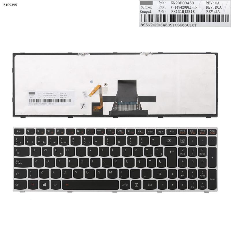 Spanish Layout Replacement Keyboard For Lenovo G50-30 G50-45 G50-70 G50-70m G50-80 E51-80 E50-70 E50-80 Laptop Backlit Keyboards
Spanish Layout Replacement Keyboard For Lenovo G50-30 G50-45 G50-70 G50-70m G50-80 E51-80 E50-70 E50-80 Laptop Backlit Keyboards