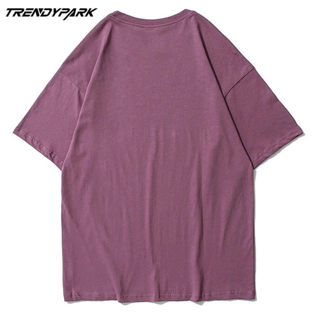 Men's T-shirt Summer Short Sleeve Funny Rabbits Boys Printed Tee Hip Hop Oversized Cotton Casual Harajuku Streetwear Top Tshirts 210601