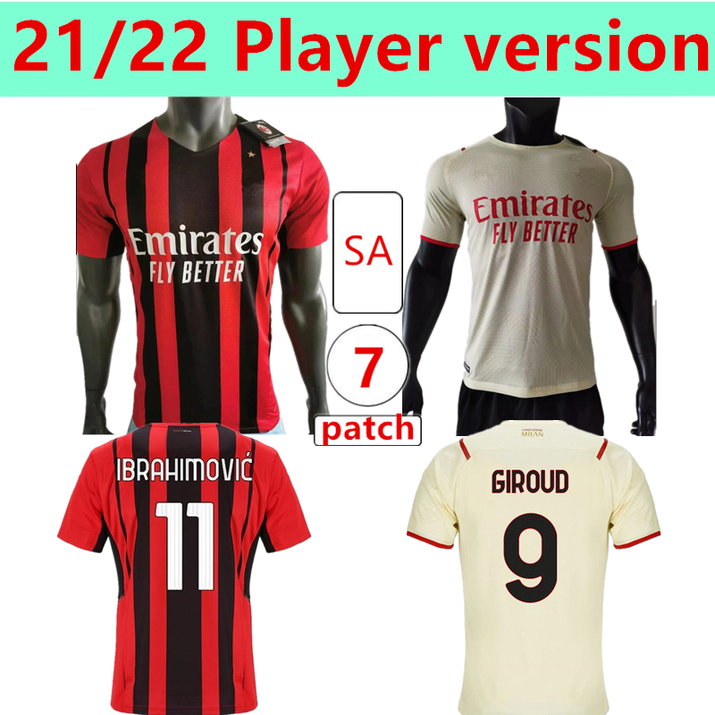Player version AC milan 21 22 soccer jersey IBRAHIMOVIC BRAHIM BENNACER KESSIE ROMAGNOLI CALHANOGLU 2021 2022 football shirt TONALI REBIC maillot men kit away, 21/22 away
Player version AC milan 21 22 soccer jersey IBRAHIMOVIC BRAHIM BENNACER KESSIE ROMAGNOLI CALHANOGLU 2021 2022 football shirt TONALI REBIC maillot men kit away, 21/22 away
