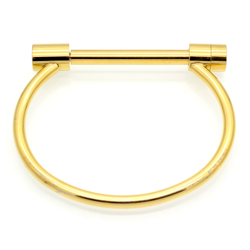 Fashion Design Horseshoe Screw Bracelet Gold Silver Rose Black Stainless Steel Bracelets & Bangles For Men Women Best Bracelet Gift
Fashion Design Horseshoe Screw Bracelet Gold Silver Rose Black Stainless Steel Bracelets & Bangles For Men Women Best Bracelet Gift