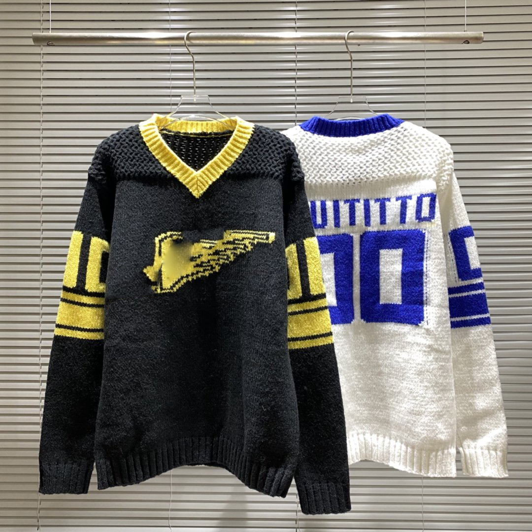 21SS European aristocratic fashion classic catwalk wing letter knitted sweater men' designer high-quality luxury exquisite men' and women' explosive sweater, White
21SS European aristocratic fashion classic catwalk wing letter knitted sweater men' designer high-quality luxury exquisite men' and women' explosive sweater, White