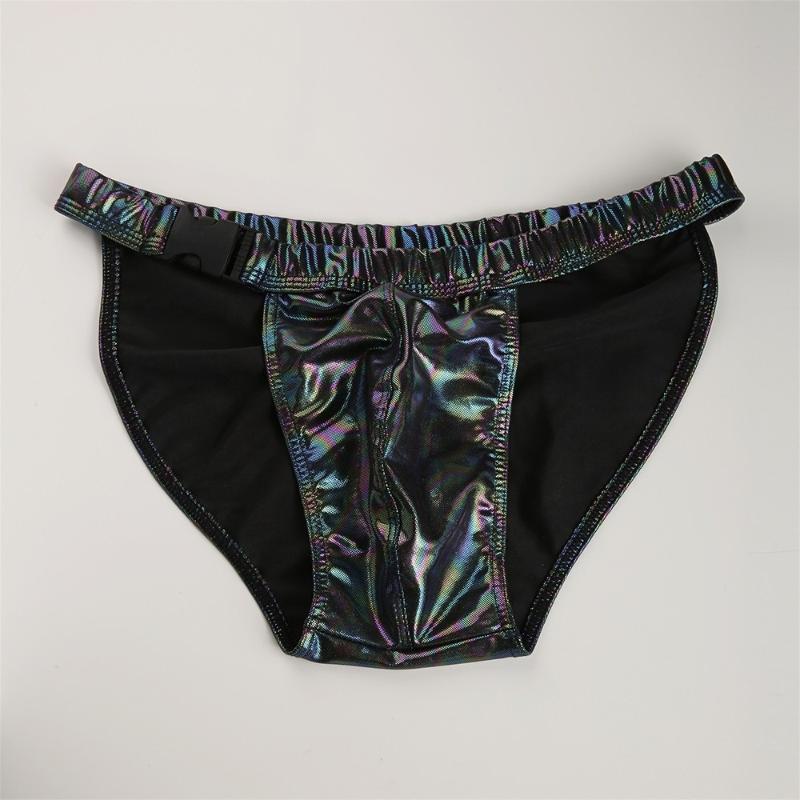 Underpants Item Description:Men Adjustable Underwear Briefs Wet Look Faux Leather Convex U Pouch, Black;white
Underpants Item Description:Men Adjustable Underwear Briefs Wet Look Faux Leather Convex U Pouch, Black;white