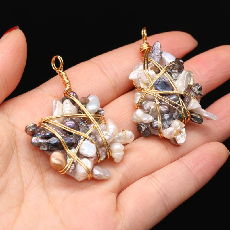 Charms Small Pendants Irregular Winding Pearl Pendant For Women Men Jewelry Making DIY Necklace Bracelet 25x35mm, Bronze;silver
Charms Small Pendants Irregular Winding Pearl Pendant For Women Men Jewelry Making DIY Necklace Bracelet 25x35mm, Bronze;silver
