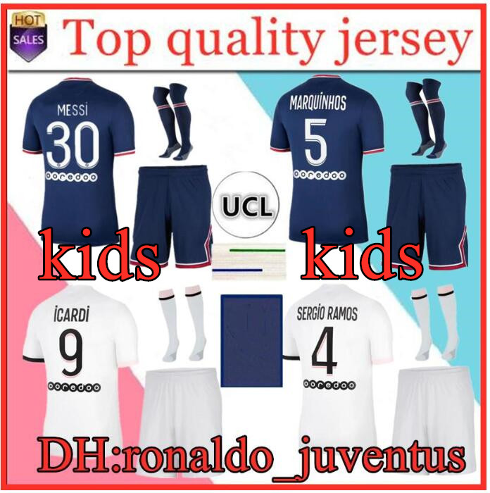 kids 21 22 MESSI MBAPPE soccer jerseys 2021 2022 DI MARIA WIJNALDUM SERGIO RAMOS HAKIMI Away Maillots de football kit ICARDI VERRATTI footbal sets
kids 21 22 MESSI MBAPPE soccer jerseys 2021 2022 DI MARIA WIJNALDUM SERGIO RAMOS HAKIMI Away Maillots de football kit ICARDI VERRATTI footbal sets