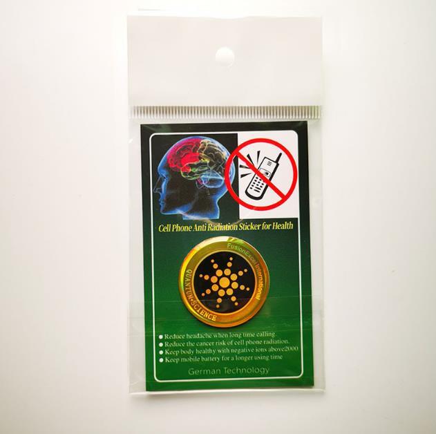 Hot Round Anti Radiation Quantum Shield Gadget For Cell Phone S10 Anti-Electromagnetic EMF EMR Sticker Nano Shield