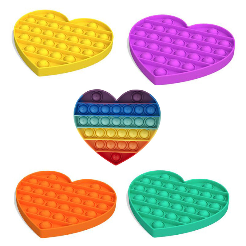 Love Heart Shaped Pop It Fidget Home Toy Sensory Bubble Autism Special Needs Anxiety Stress Reliever
Love Heart Shaped Pop It Fidget Home Toy Sensory Bubble Autism Special Needs Anxiety Stress Reliever