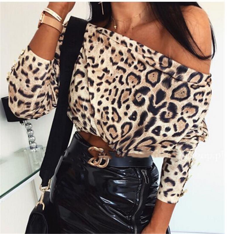 Women's Blouses & Shirts Spring Autumn Women Casual Leopard Printed Pullover Tunic Polyester Clothes Long Sleeve Slash Neck Sexy Loose Fashi, White
Women's Blouses & Shirts Spring Autumn Women Casual Leopard Printed Pullover Tunic Polyester Clothes Long Sleeve Slash Neck Sexy Loose Fashi, White