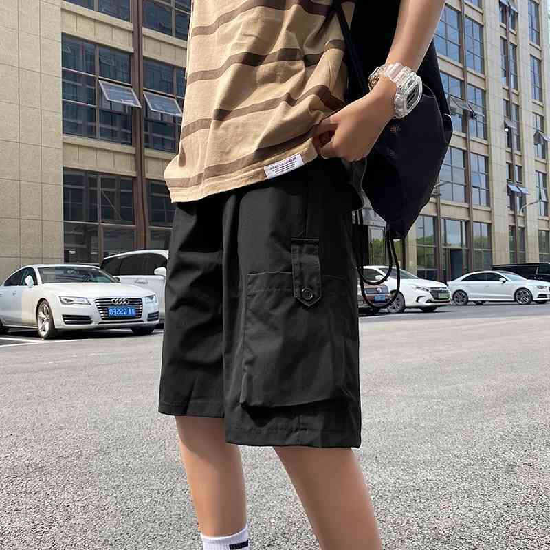 Summer tooling shorts men' relaxed fashion brand ins versatile yuwenle Multi Pocket casual Capris, Green
Summer tooling shorts men' relaxed fashion brand ins versatile yuwenle Multi Pocket casual Capris, Green