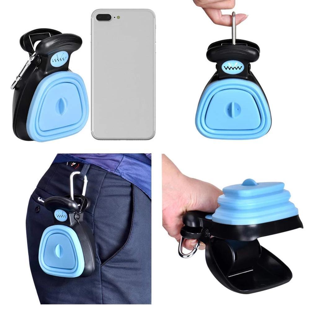 Foldable pet travel poop cat and dog poop bag dispenser dog supplies garbage collector cleaning outdoor pet supplies