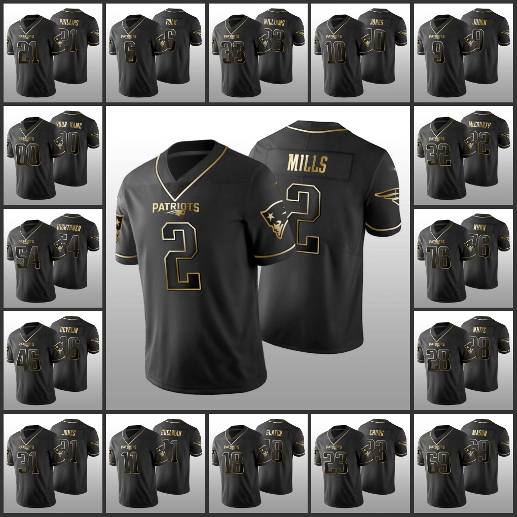 New England''Patriots''Men #22 Jalen Mills 9 Matthew Judon 10 Mac Jones 54 Dont'a Hightower Women Youth Custom Black Golden Edition Jersey
New England''Patriots''Men #22 Jalen Mills 9 Matthew Judon 10 Mac Jones 54 Dont'a Hightower Women Youth Custom Black Golden Edition Jersey