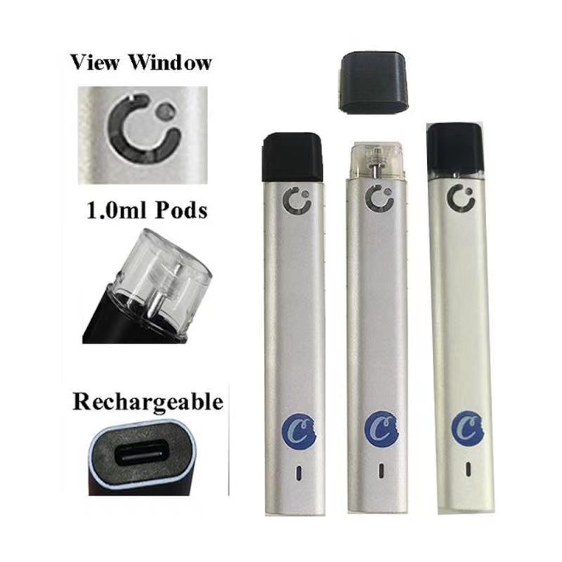 Cookies Rechargable Vape Pen 1.0ml Thick Oil Pod Disposable E-cigarette Starter Kit Cartridges Vaporizer Packaging Bag Empty 240mah Battery Ceramic Coil Vaporizers
Cookies Rechargable Vape Pen 1.0ml Thick Oil Pod Disposable E-cigarette Starter Kit Cartridges Vaporizer Packaging Bag Empty 240mah Battery Ceramic Coil Vaporizers