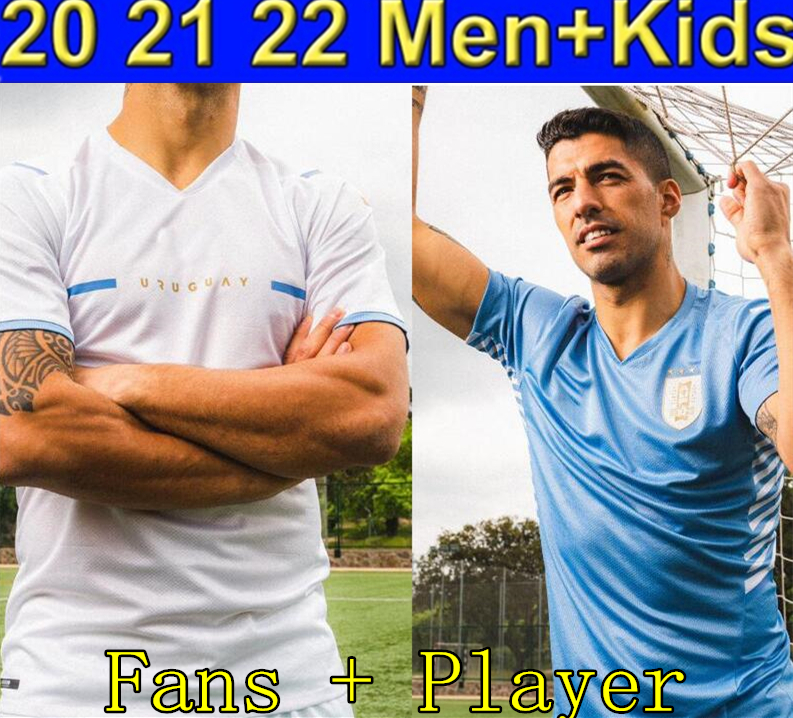 

Fans player version 2021 Copa America Uruguay Soccer Jerseys 21 22 uruguay home away L.suarez E.cavani F. Valverde N. Nánde De La Cruz men kids kit Football Shirts sets