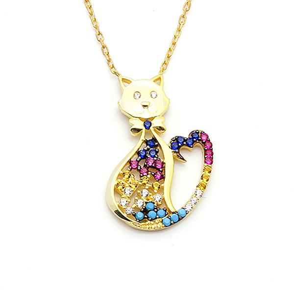 Chains 925 Silver Gift Cat Bow Tie Stylish Necklace Animal Present Accessory Trendy For Women Turkish Jewelry
Chains 925 Silver Gift Cat Bow Tie Stylish Necklace Animal Present Accessory Trendy For Women Turkish Jewelry