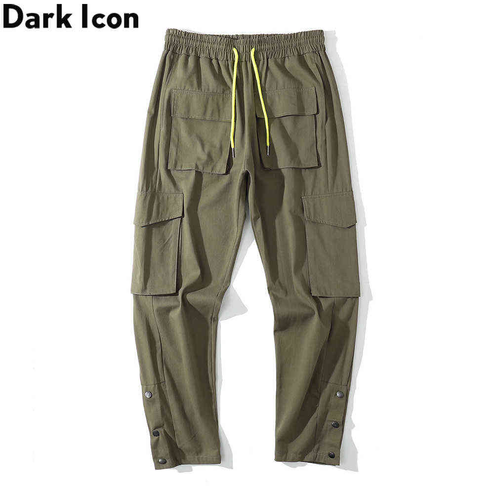 Side Button Pockets Cargo Pants Men Street Fashion Men's Trousers Army Green Pants for Man 210603, Black pants
Side Button Pockets Cargo Pants Men Street Fashion Men's Trousers Army Green Pants for Man 210603, Black pants